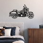 Wallity Escultura de pared Motorcycle en negro